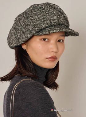 分码 arth HERINGBORN Tuck Cas 254021003 秋冬保暖大轮廓鸭舌帽