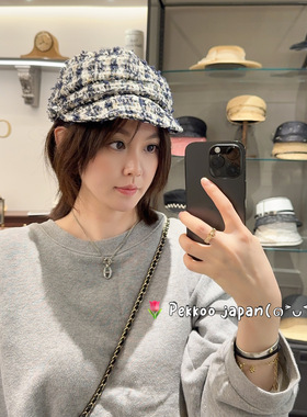 57.5cm uv防晒 CA4LA ONM01864 COCO 春夏优雅小香风报童帽