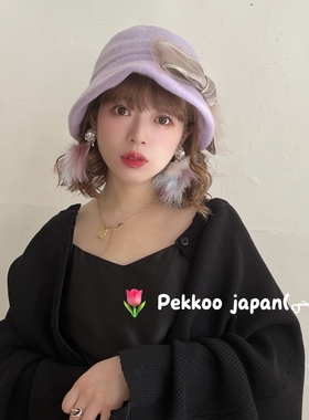 56-58.5cm CIRQUTURE CIQ085 秋冬 羊毛渔夫帽蝴蝶结