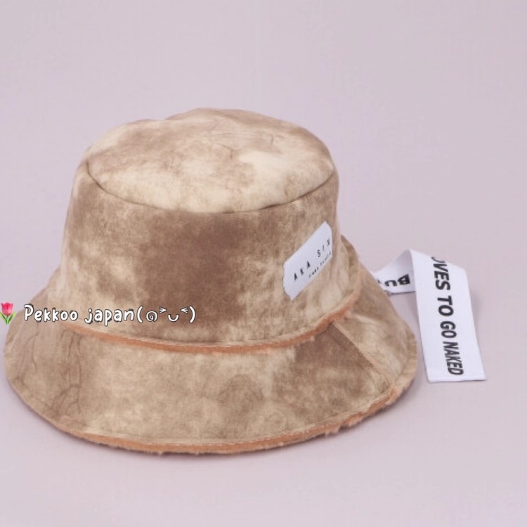 59cm CA4LA AKA SIX MOR00128 标签装饰 双面内外两用渔夫帽 盆帽