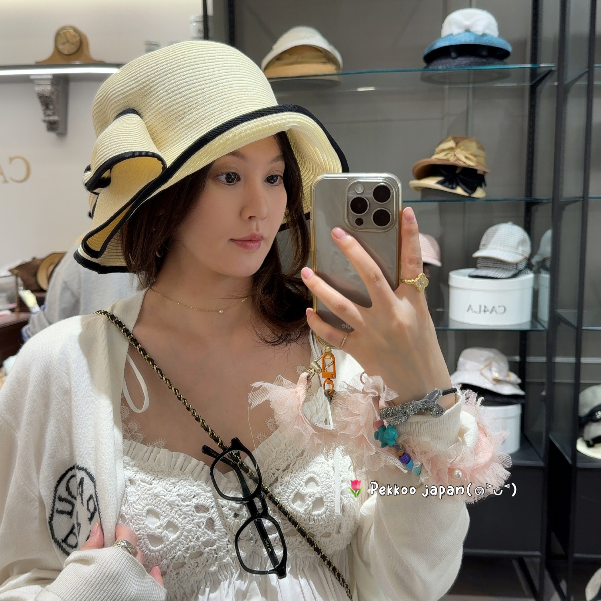 CA4LAKTZ02639优雅防晒遮阳草帽