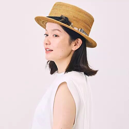 CA4LATOZ00075藤条遮阳草帽