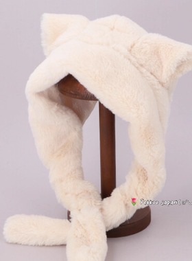 CA4LA SHK01286 CHIPIE HOOD 秋冬保暖 仿皮草 毛茸茸 可爱猫耳帽