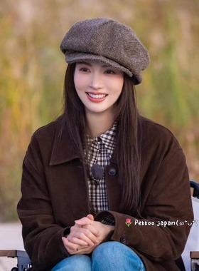 金晨同款 58cm CA4LA TAM02827 ARCHIVE GENERAL羊毛云朵帽鸭舌帽