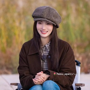 金晨同款 58cm CA4LA TAM02827 ARCHIVE GENERAL羊毛云朵帽鸭舌帽