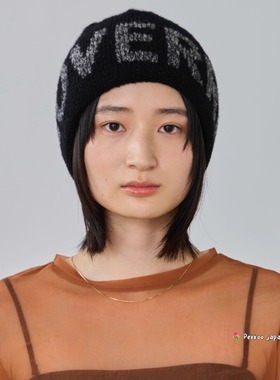 57-59cm OVERRIDE KNIT PUWA 253090267简约印花双面戴可洗针织帽