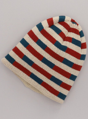 55-59cm CA4LA ONM01824 Geometry 秋冬 条纹图案 针织帽 日本制