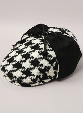 58cm CA4LA SHK01155 BIBIY 秋冬优雅两用狩猎帽 鸭舌帽