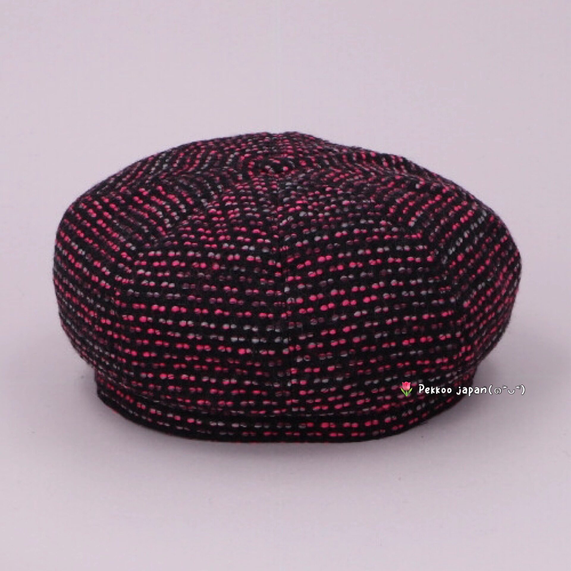 58.5cm CA4LA HIL00219 BAKER BOY BERET 秋冬休闲 粗花呢贝雷帽