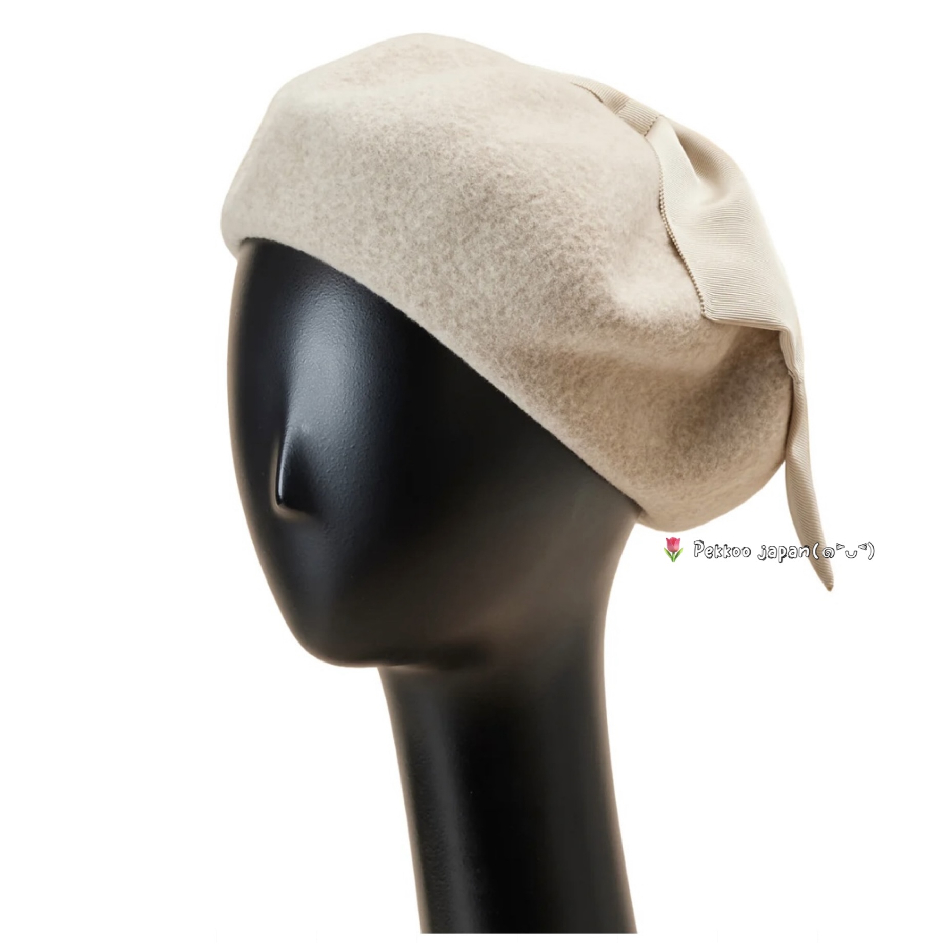 Athena New York Kimberly Beret 甜美蝴蝶结画家帽 秋冬贝雷帽