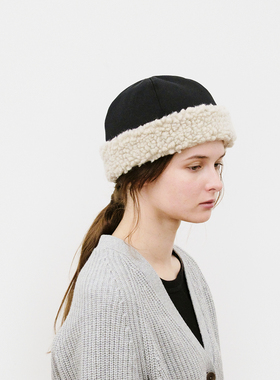 国现57.5cm mature ha ECO-041 秋冬休闲保暖毛茸茸渔夫帽 保暖帽