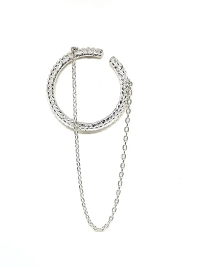 日本代购 Flavour独特蕾丝设计 小众设计师风格 花边耳环链323