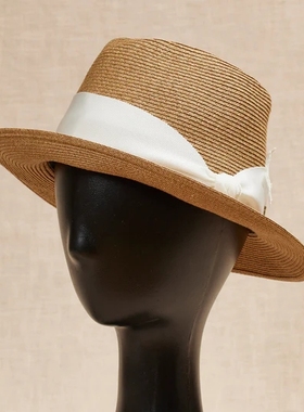 儿童款防晒遮阳2023新 Athena new york 大帽檐遮阳帽草帽Camila