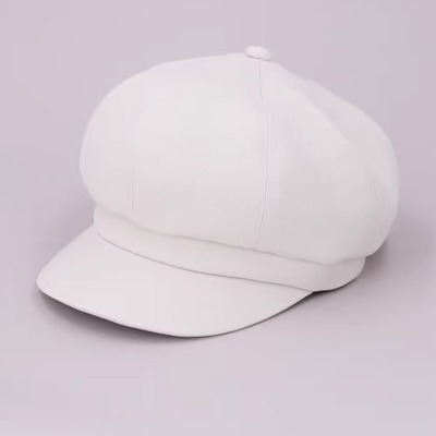 CA4LADOU02052纯色八角报童帽