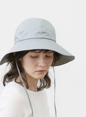 57.5cm mature ha MAS25-13 春夏户外百搭大帽檐遮阳渔夫帽