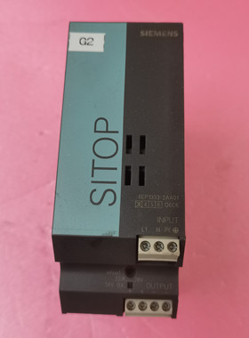 SIEMENS原装拆机6EP1 333-2AA01模块PLC电源24V/5A实物拍摄