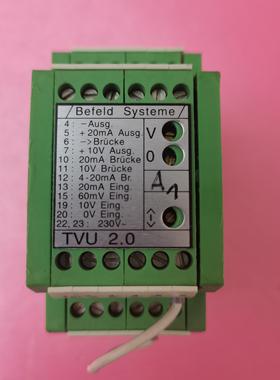 现货全新BEFELD SYSTEME贝富特TVU 2.0变送器功能模块实拍德国