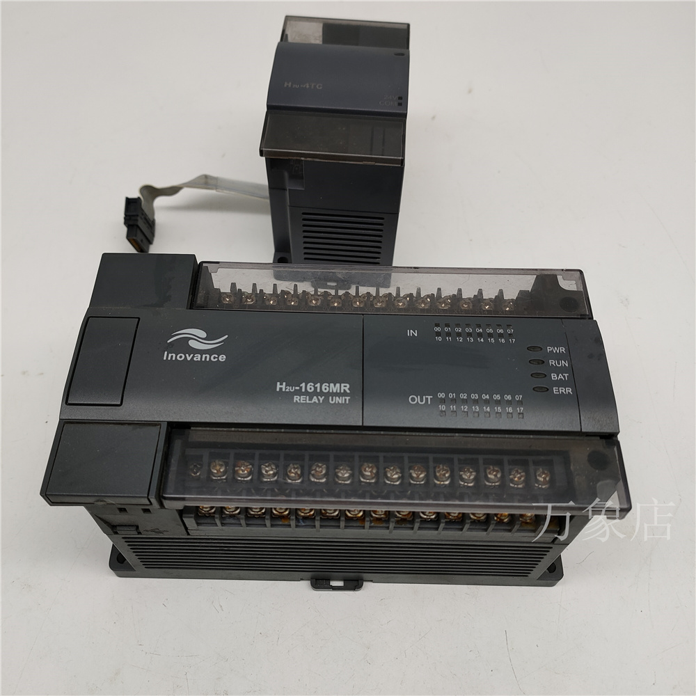 INOVANCE原装拆机H2U-1616MR-XP/H2U-4TC-XP模块PLC可编程控制器