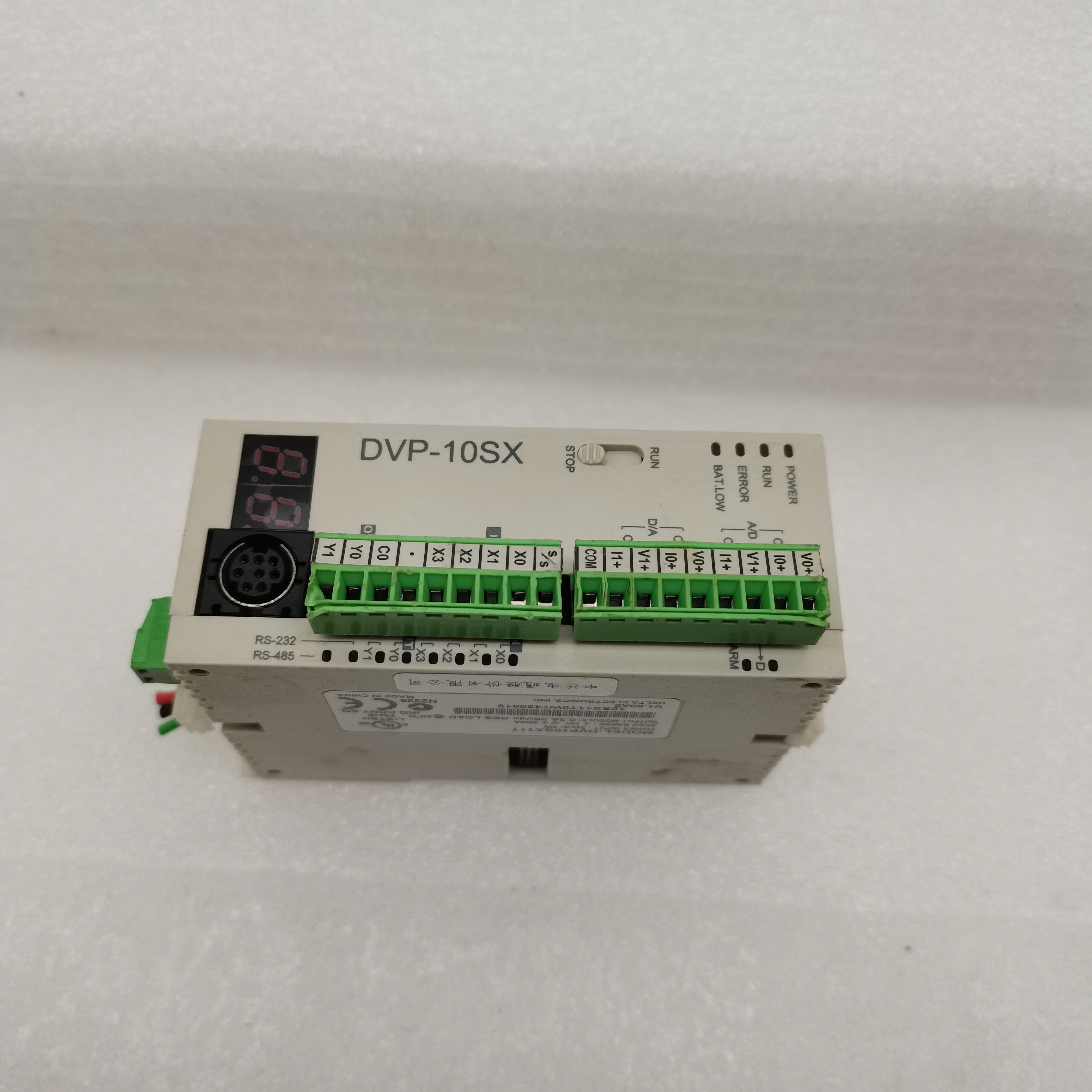 dvp10sx11t 模块plc 可编程序控制器 dvp-10sx 模块plc 实物拍摄