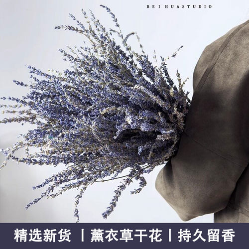 薰衣草干花花束鲜花插花永生花