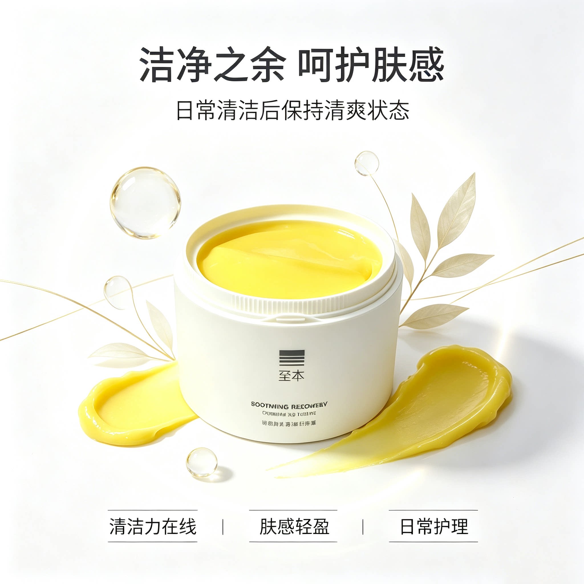 至本舒颜修护卸妆膏20ml 温和洁净清爽舒适易乳化冲洗净肤洁颜膏