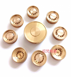 燃气灶配件9腔炉头喷火盖上盖一体式9头炉火盘煤气灶