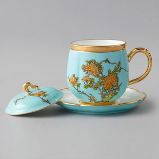 万事利&永丰源 陶瓷石榴家园 海上明珠 四海升平马克杯（精美包装