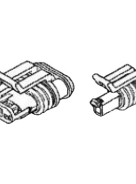 282105-1  汽车连接器 3P TAB SUPERSEAL