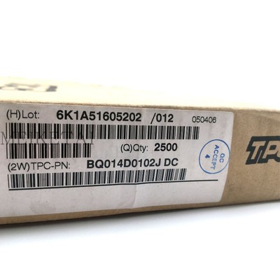 BQ014D0102JDC  TPC薄膜电容 0.001uf 1nJ 102J 63V1nf  1n0J 5MM