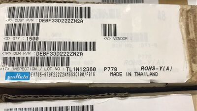 DEBF33D222ZN2A   瓷片电容器 0.0022uF 2000V2200PF muRata 村田