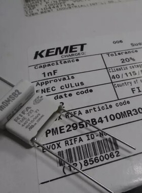 PME295RB4100MR30  440v0.001uF 1nf 15mm 薄膜电容器 EVOX RIFA