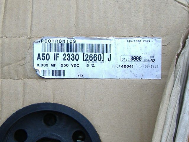 A50IF23302660J薄膜电容器 250v33000pF 5%全新原装现货 AV