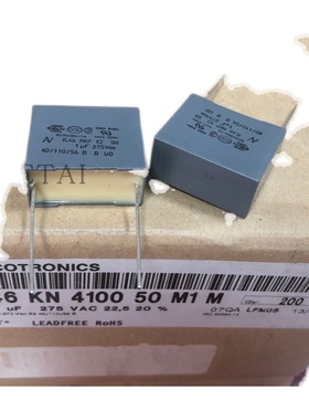 R46KN410050M1M AV KEMET 275V1UF 105M R46 MKP X2安规电容P22.5