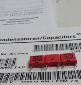 WIMA电容630v3300pF 红威马 MKP10 630V3300p 薄膜电容 7.5mm