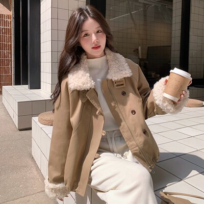 韩系派克短款不臃肿女羽绒服