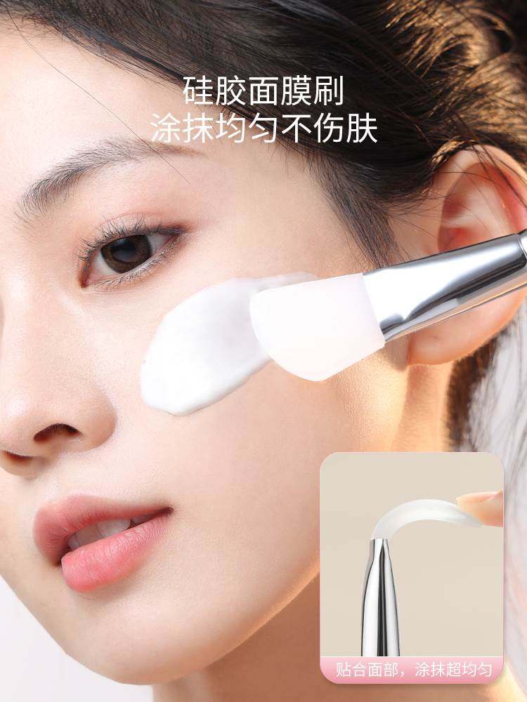 面膜刷硅胶调泥膜刷子涂抹软膜水疗专用美容工具套装加碗勺刮板铲