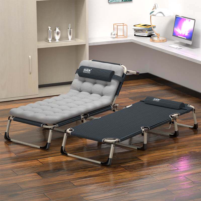 贝圣美折叠床办公室午休床单人床家用简易成人午睡行军三折床躺椅