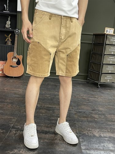 夏季薄款牛仔短裤男五分裤