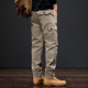 新款 男潮牌宽松休闲长裤 水洗美式 裤 子直筒 复古日系弹力工装 春秋季