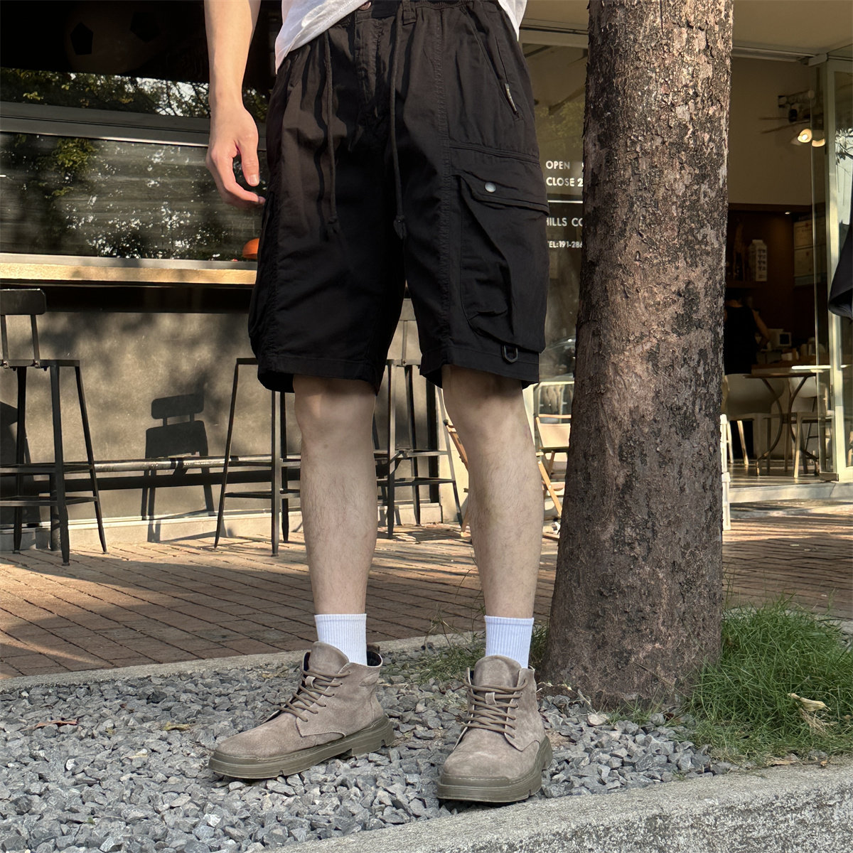 2026年工装短裤男士夏季薄款宽松2026新款爆款高级感休闲裤子2026