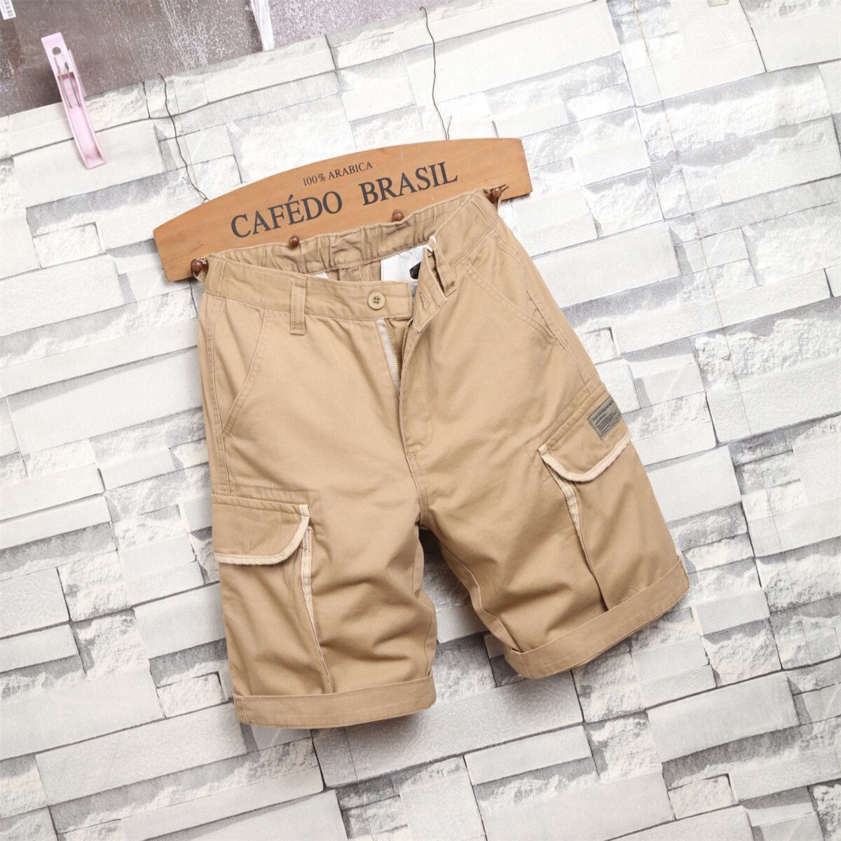 夏季男款男士工装短裤男宽松直筒潮流百搭休闲中裤五分运动中裤