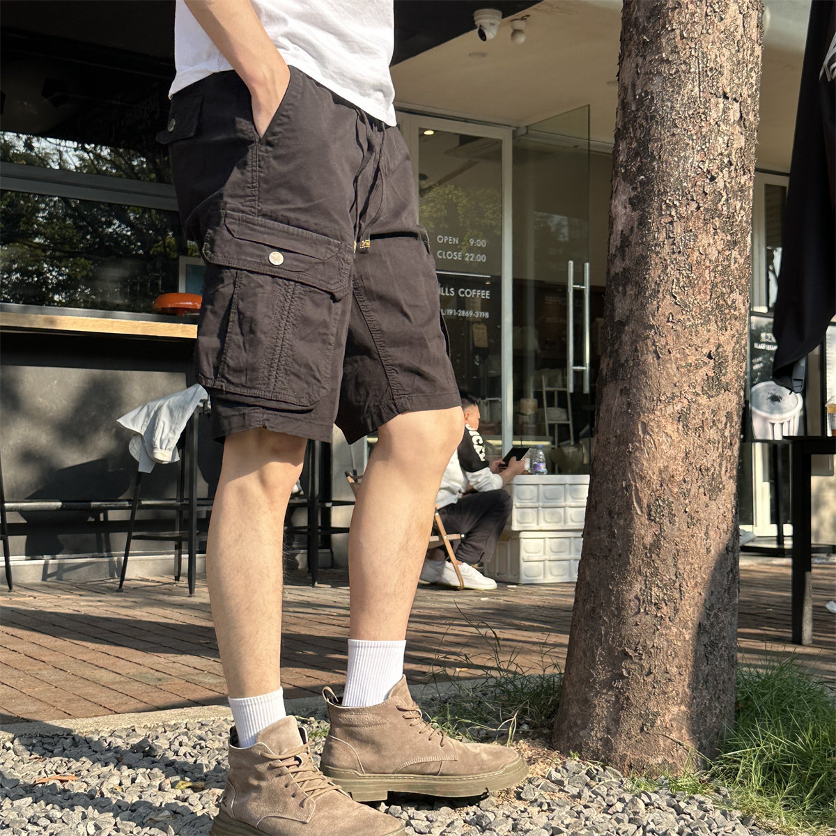 工装短裤男夏季2025新款