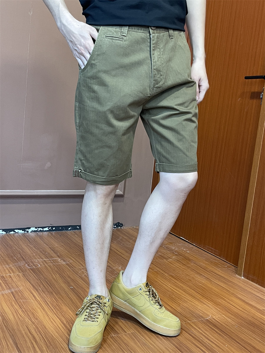 潮夏季宽松直筒休闲短裤男款工装百搭运动裤五分青年5分中裤马裤