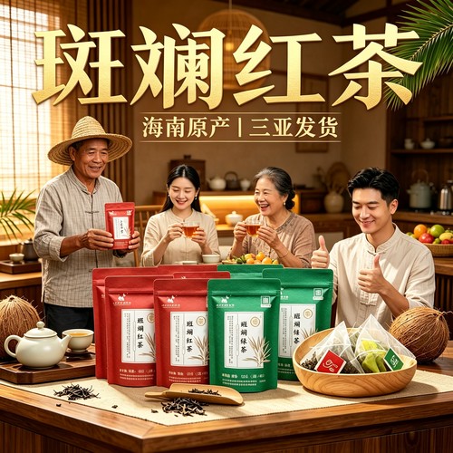 斑斓红茶兴科热带植物园斑斓绿茶