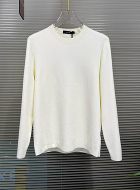 HCE潮牌针织长袖毛衣男欧货高端纯色弹力修身简约时尚休闲打底衫