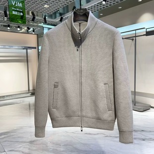 VJM潮牌立领羽绒服夹克男2025冬季新品欧货高端纯色修身简约休闲