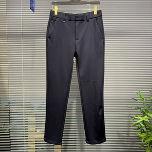 简约商务时尚 2025冬季 欧货高端纯色弹力修身 加绒西裤 休闲5131 新品