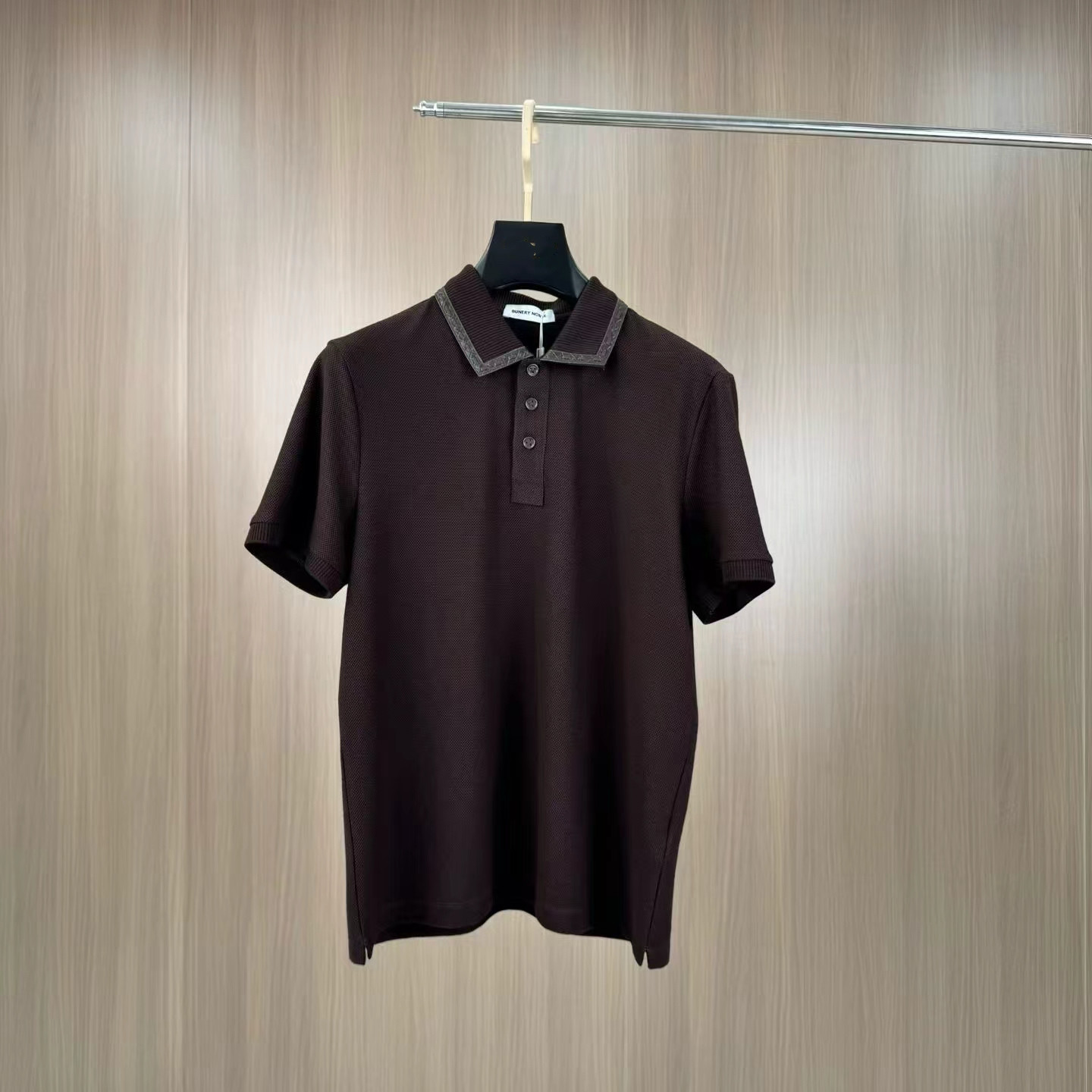 BUNERYNOBLE潮牌短袖Polo衫2026夏季新品珠地网眼针织简约休闲男