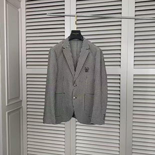 时尚 JUEDIEA潮牌便装 欧货高端格子修身 新品 休闲单西 西服2026春季