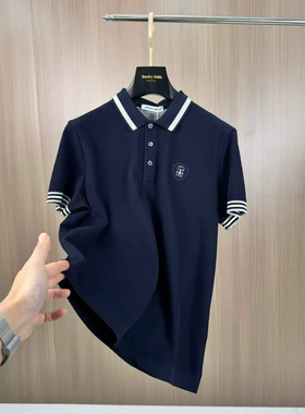 2026夏季新品冰柔棉短袖Polo衫欧货高端刺绣修身休闲BUNERYNOBLE